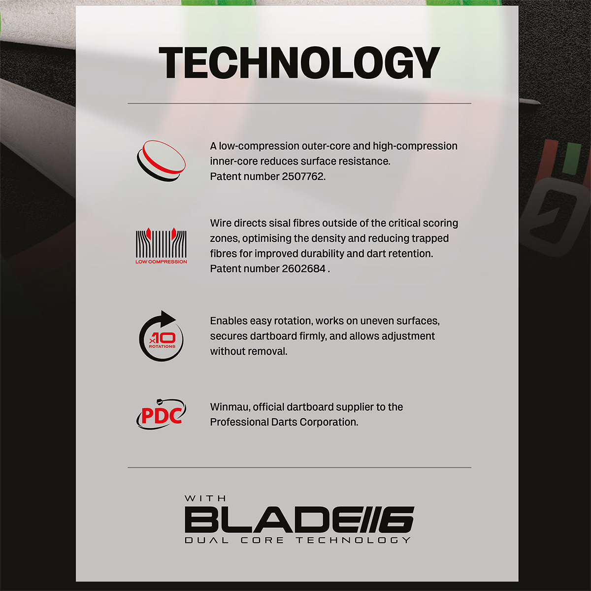 Winmau - Dartboard Equalizer – Bild 8